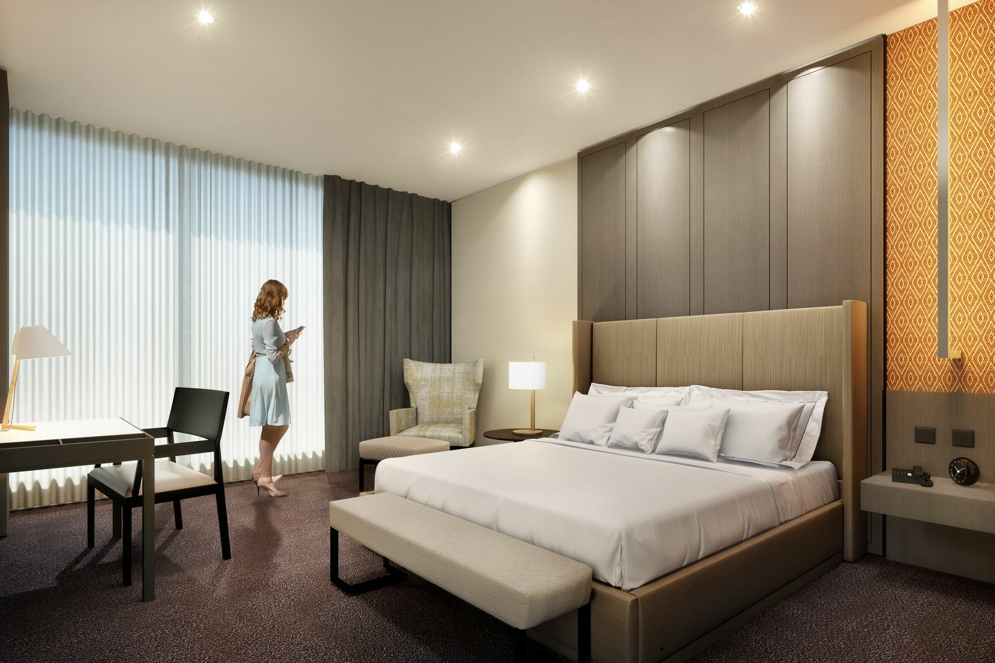 Grand Hyatt Bogota Hotell Exteriör bild A bedroom